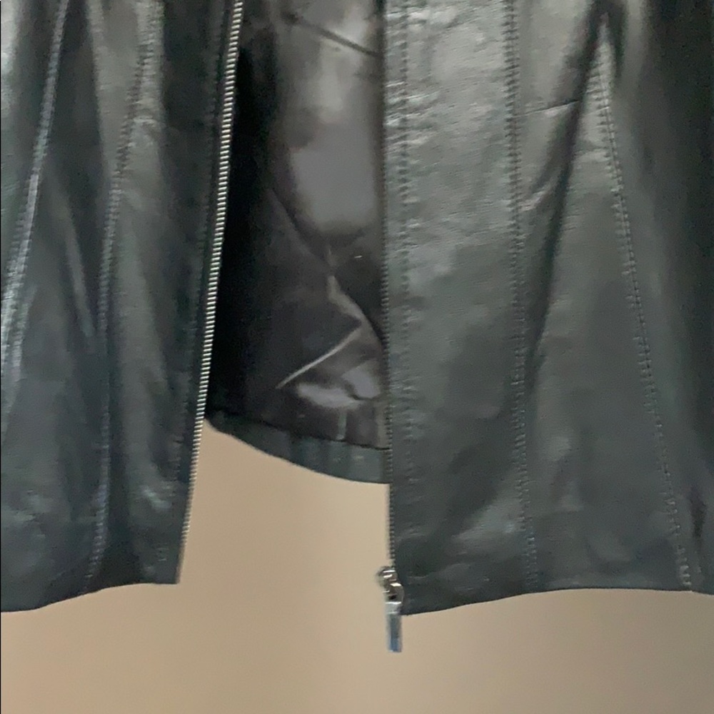 Real leather black jacket - Picture 3 of 4